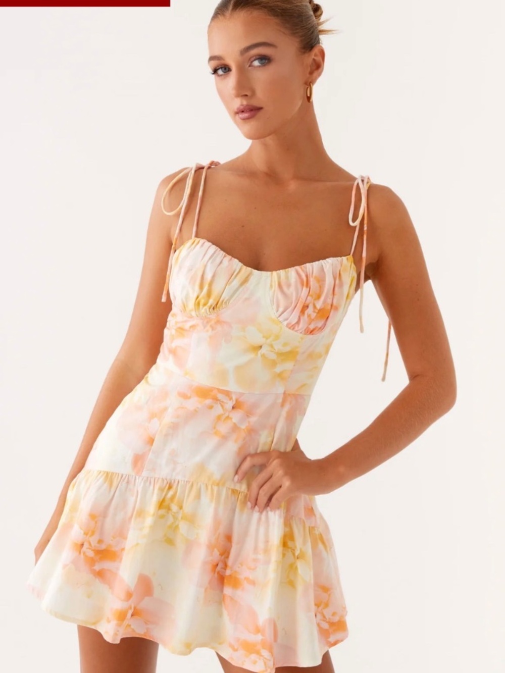 Peppermayo mini floral dress